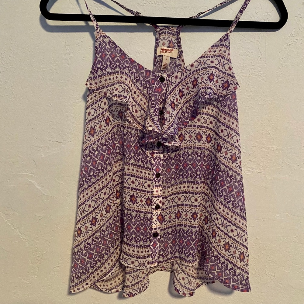 Arizona Jean Co. flowy racerback tank size M